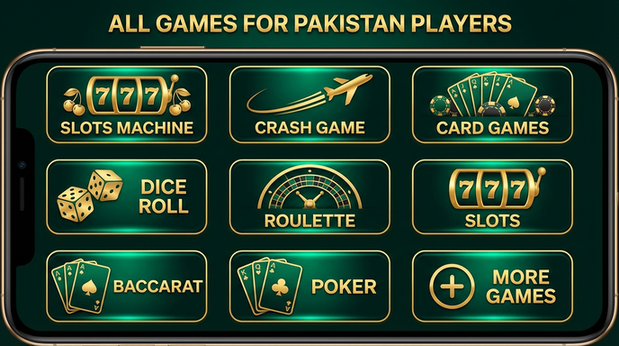 Main screen of betpkr games page for PK players